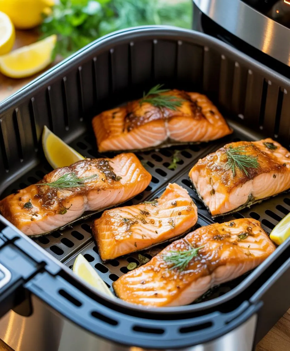 Air Fryer Salmon