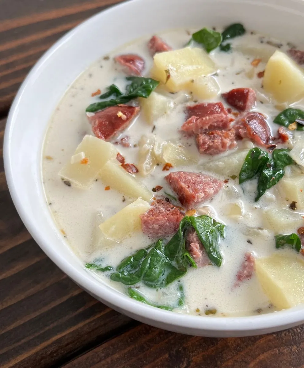 Creamy Italian Sausage Potato Soup Recipe